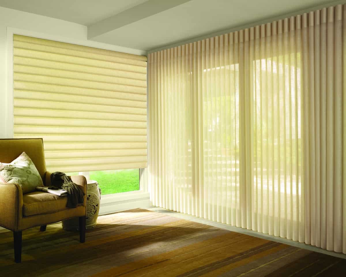 Hunter Douglas Vignette® Roman Shades for modern flair and privacy near St. Petersburg, Florida (FL).